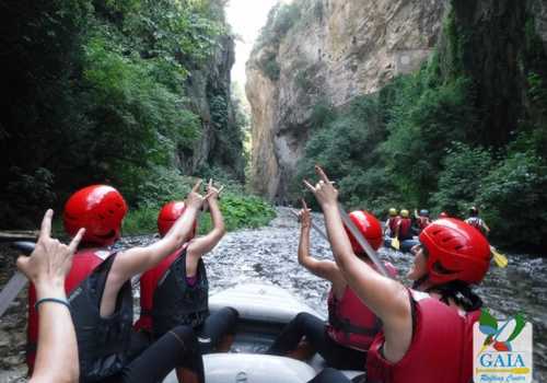 Rafting nel fiume Sordo e Corno